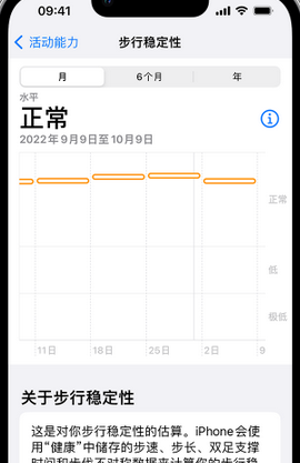 香河iPhone手机维修如何在iPhone开启'步行稳定性通知'