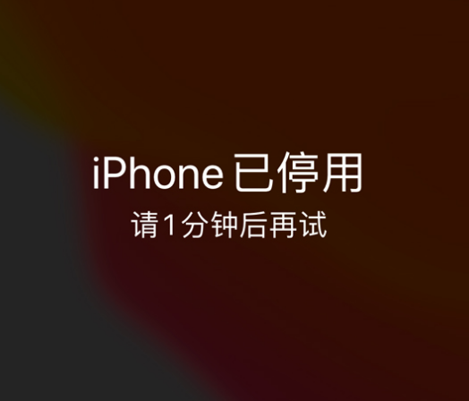 香河苹果手机维修分享:iPhone 显示“不可用”或“已停用”怎么办？还能保留数据吗？ 